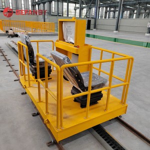 High Quality Rail Guided 500 Kg Motorized Inspection Railway Cart