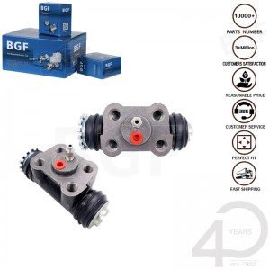 BGF REAR RIGHT DRUM BRAKE WHEEL CYLINDER W/ BLEEDER FOR MITSUBISHI CANTER FUSO PS125 PS135 FE447,FE657,FE659 7.2T,7.7T,8T 1996- MC889605