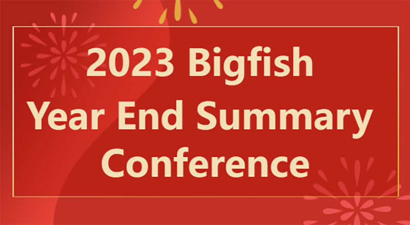 Hangzhou Bigfish 2023 ची वार्षिक बैठक आणि नवीन उत्पादन लाँच कॉन्फरन्सच्या यशस्वी समारोपाबद्दल अभिनंदन!