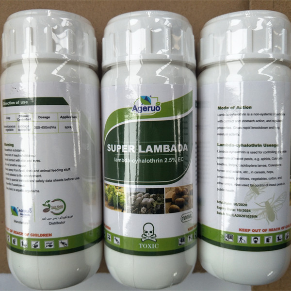 Factory Supply Cypermethrin 10%Wp - Agrochemicals Lambda-cyhalothrin 2.5%EC insecticide 50ml 100ml used in cotton field kill bollworm – Pomais