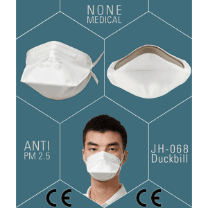 JH-068 FFP3 Foldable Duckbill Shape Respirator (with valve or without valve two option)