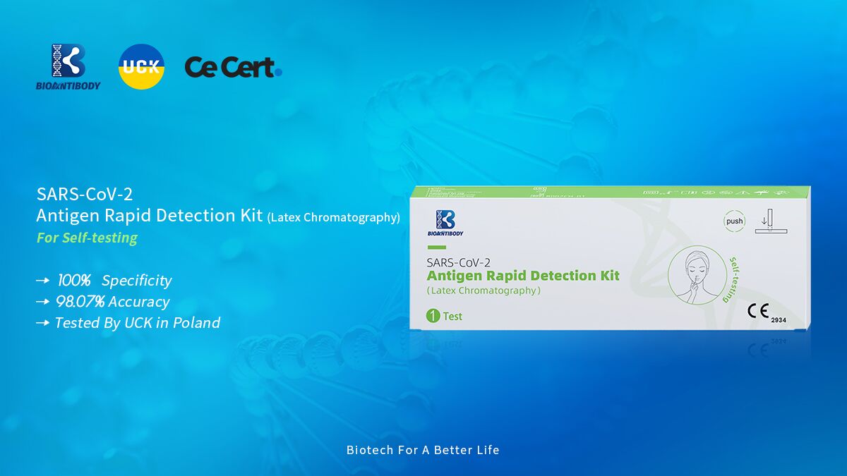 Bioantikropp COVID-19 Antigen Rapid Detection-kit erhöll EU-självtest CE-certifiering.