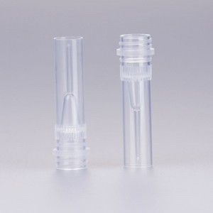 0.5ml Polypropylene Transparent Test Tube Micro Screw Cap Tube With Screw Caps