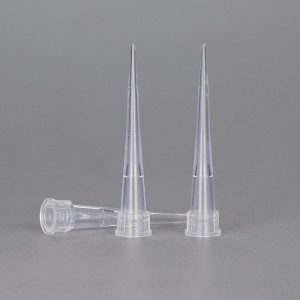 Racked Transparent 10μl Sterile Pipette Tips