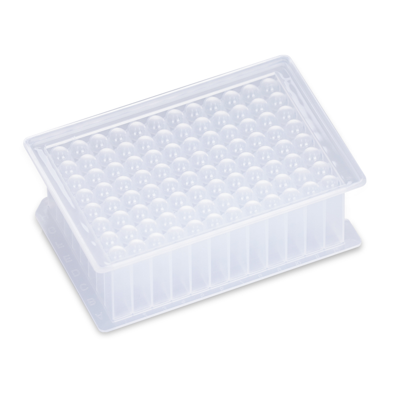 Excellent Chemical Resistance 2.2ml U Bottom Cell Culture 96 Deep Well Plate for Laboratory Featured Image