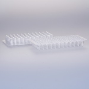 Transparent Lab Consumables 0.2ml Plastic Non Skirted 96-Well Pcr Plate