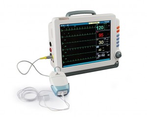 Biometer 12.1 Inch Hospital Operation Room ICU Portable Multiparameter Patient ECG Monitor