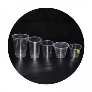 Wholesale biodegradable compostable disposable non plastic pla cold cups with lids