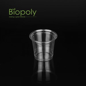 China Wholesale Biodegradable Plastics Pla Cups –  Biopoly’s 100% Biodegradable And Compostable PLA 1oz Cold Cup – Huiang
