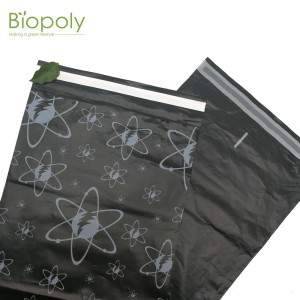 Custom printed compostable plastic courier biodegradable poly mailer mailing bags