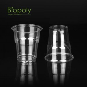 6-oz Biodegradable Clear Disposable Plastic clear PLA Cold drinking cups