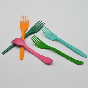 Factory supply 6” 6.5” 7” biodegradable and compostable cpla cutlery for set package