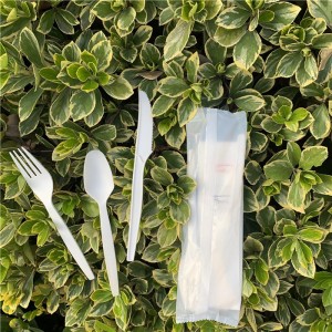 Petroleum Free Biodegradable & Compostable Cutlery Utensils-Knives-Forks-Spoons
