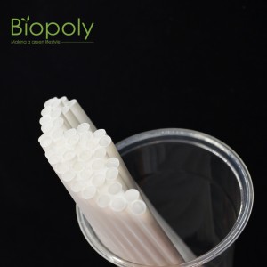 Marine Degradation Biodegradable PGA hemp Straight Straw Home Composted Straw