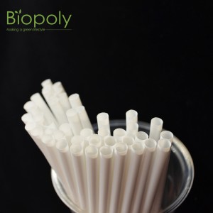Marine Degradation Biodegradable PGA hemp Straight Straw Home Composted Straw