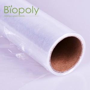 Compostable Plastic Food Grade Pla Pbat Cling Film Wrap Jumbo Roll