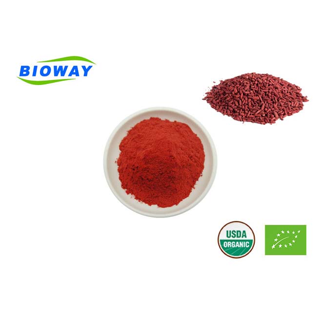 Εκχύλισμα ρυζιού βιολογικής μαγιάς με βιολογικό κόκκινο μαγιά Επιλεγμένη εικόνα
