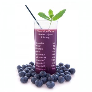 100% Cold Pressed Organic Juice Powder Blueberry Juice Powder