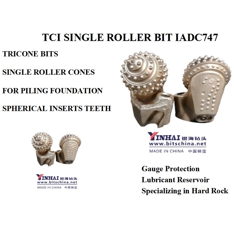 8 1/2 Inch 747 Single Roller Cone for Tricone Bit/Piling Foundation/HDD Drilling