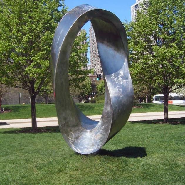 Outdoor Decorative Landscape Abstract Stainless Steel Sculpture