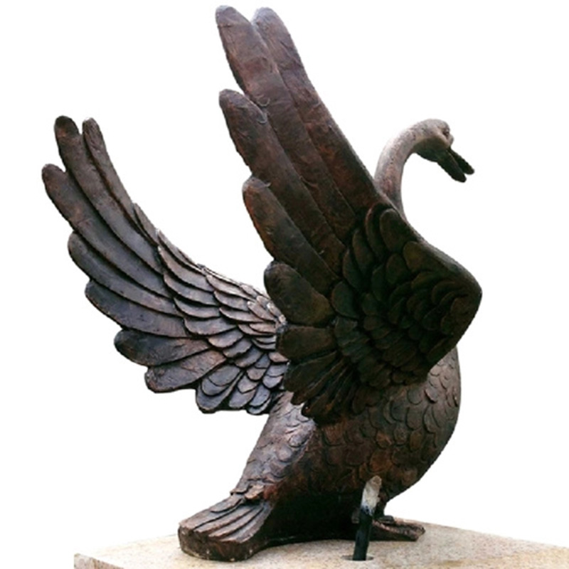 Indoor and outdoor decoration bird bronze carving sculpture