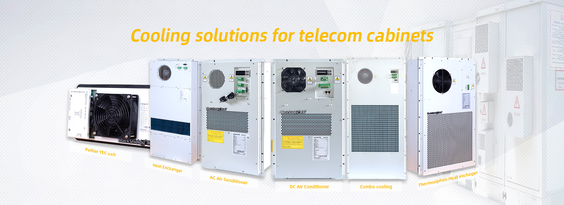 Cooling solutions for telecom cabinets