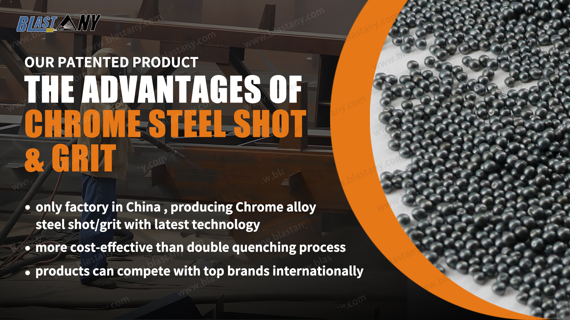 Keunggulan Chrome Steel Shot & Grit - Produk Paten Kami
