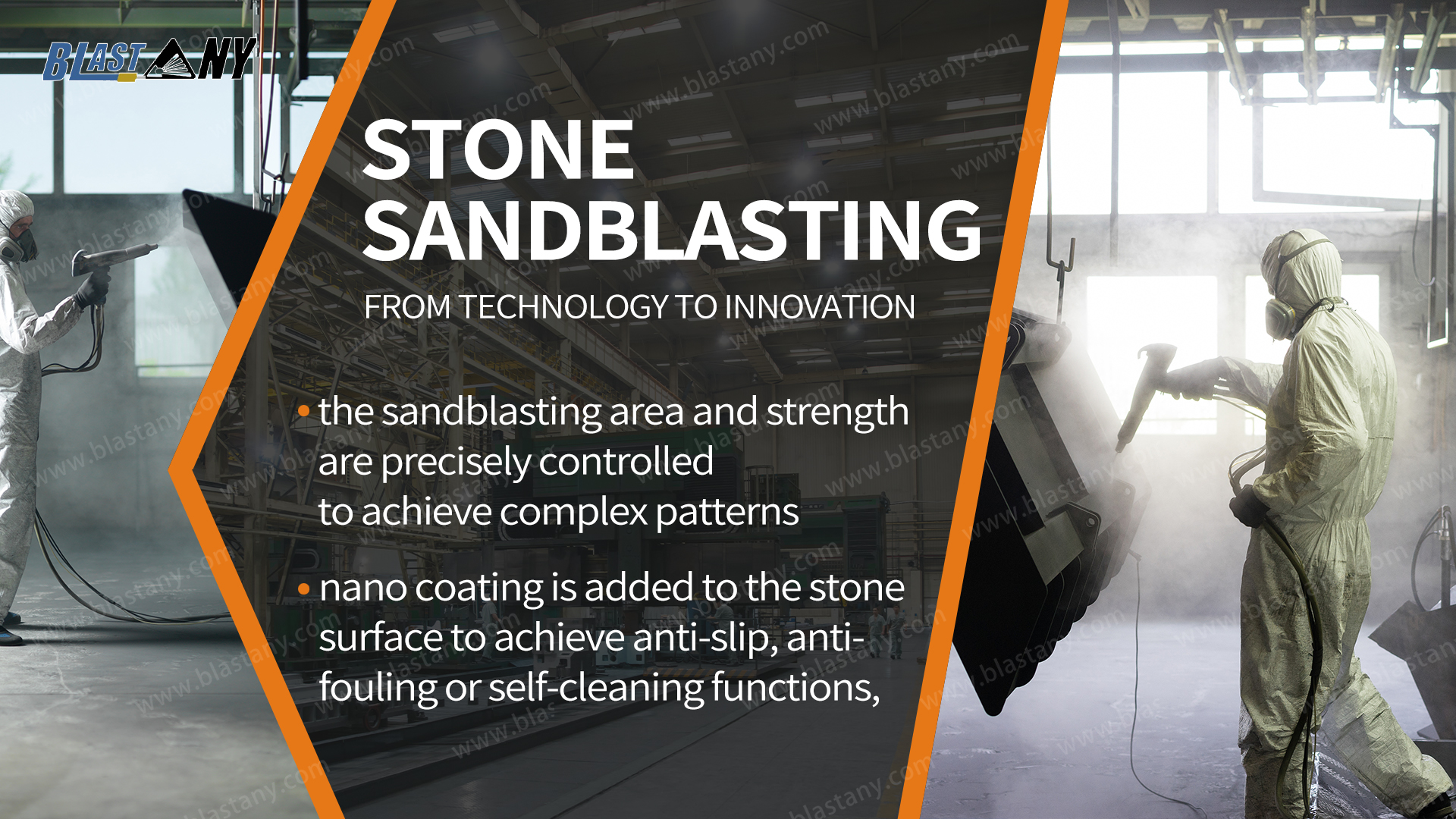 Sandblasting vato: manomboka amin'ny teknolojia mankany amin'ny fanavaozana