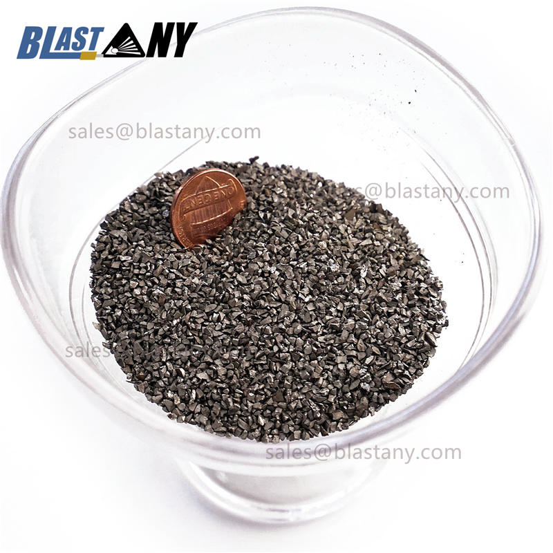 Bearing steel grit for stone cutting with long life