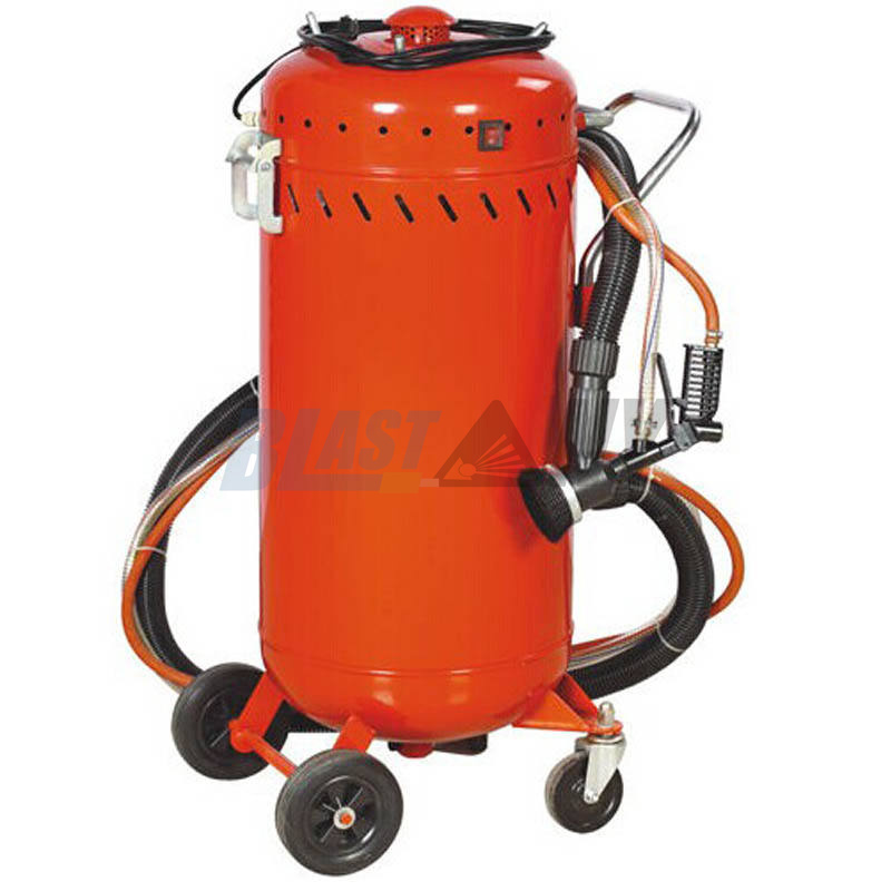 Super Lowest Price Media Blast Cabinet - 28 gallon abrasive automatic recovery cycle sandblaster – Junda