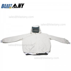 Factory wholesale Sandblast Hood - Sandblasting suits with double blast glass – Junda
