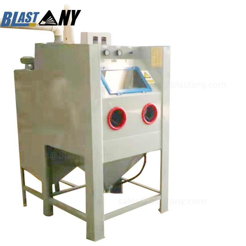 Sandblasting cabinet with customized according to customer requirements