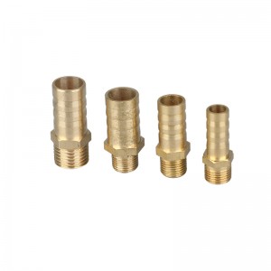 Fittings Connector Copper Pagoda Air Fuel Water Tube Brass Barb Pipe Fitting Barbed Joint Coupler