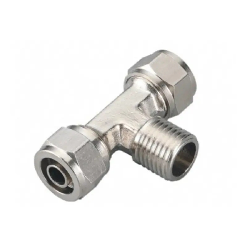 Efficient Connection Solution: T-Type Threaded Quick-Fit Connector for Pneumatic and Hydraulic Systems