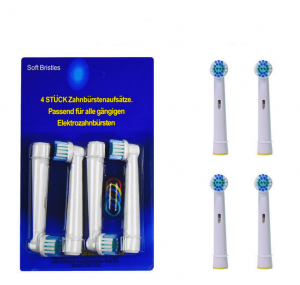 4PCS Professional Replacement Toothbrush Heads Compatible with Oral-B