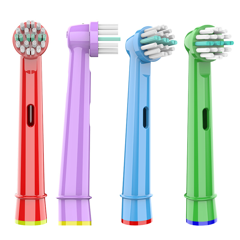 Extra-Soft Bristles Kids Toothbrush Replacement Heads for Oral-B Braun  (1)