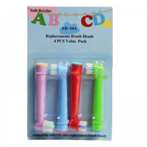 Extra-Soft Bristles Kids Toothbrush Replacement Heads for B Oral