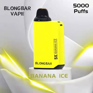 Disposable Vape BLONGBAR 5000 puffs Bar 12ml Oil Capacity battery 850mah Rechargable Type-c E Cigarette Vaporizer Pen