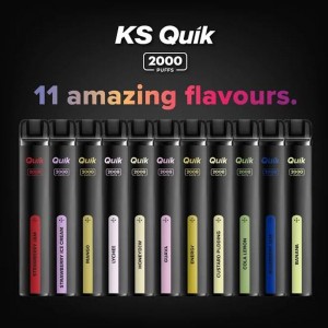 KS Quik 2000 Puffs Disposable Vape Pen 3% Salt Nicotine