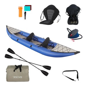 Hot sale Inflatable Boat rubber boat PVC Foot Pedal Fishing Kayak With Fishing Rod Holder