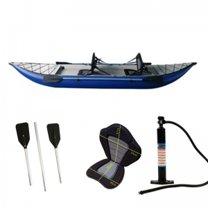 DWF Double Person white water kayak with paddles