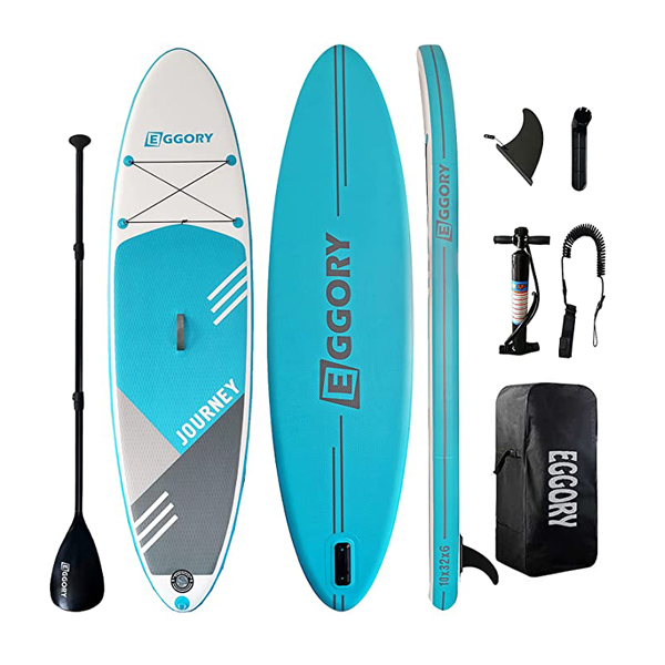 EGGORY Inflatable Stand Up Paddle Board, 10’6″x 32″x 6″ SUP Surfboard Featured Image