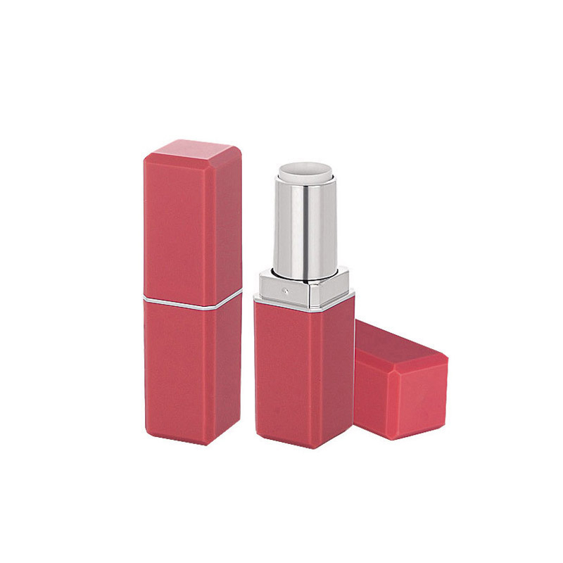 Vintage square magnetic matte red lipstick tube free sample