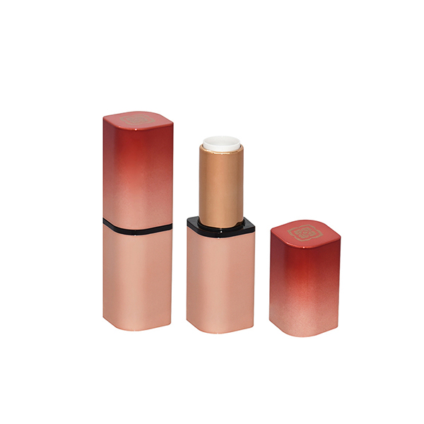 China unique design empty bling glitter magnetic lipstick container tube