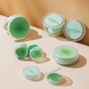 frosted transparent green cosmetic magnetic com...