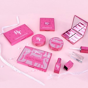 चमड़े की सजावट बार्बी गुलाबी कॉस्मेटिक पैकेजिंग...
