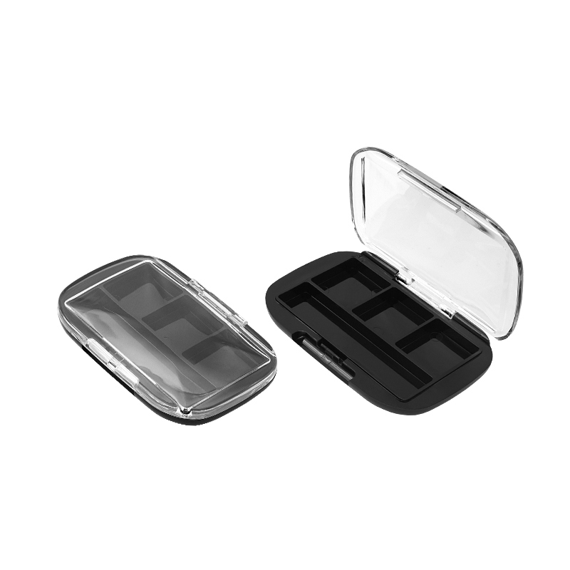 3 colors mini makeup container packaging for eyeshadow eyebrow powder