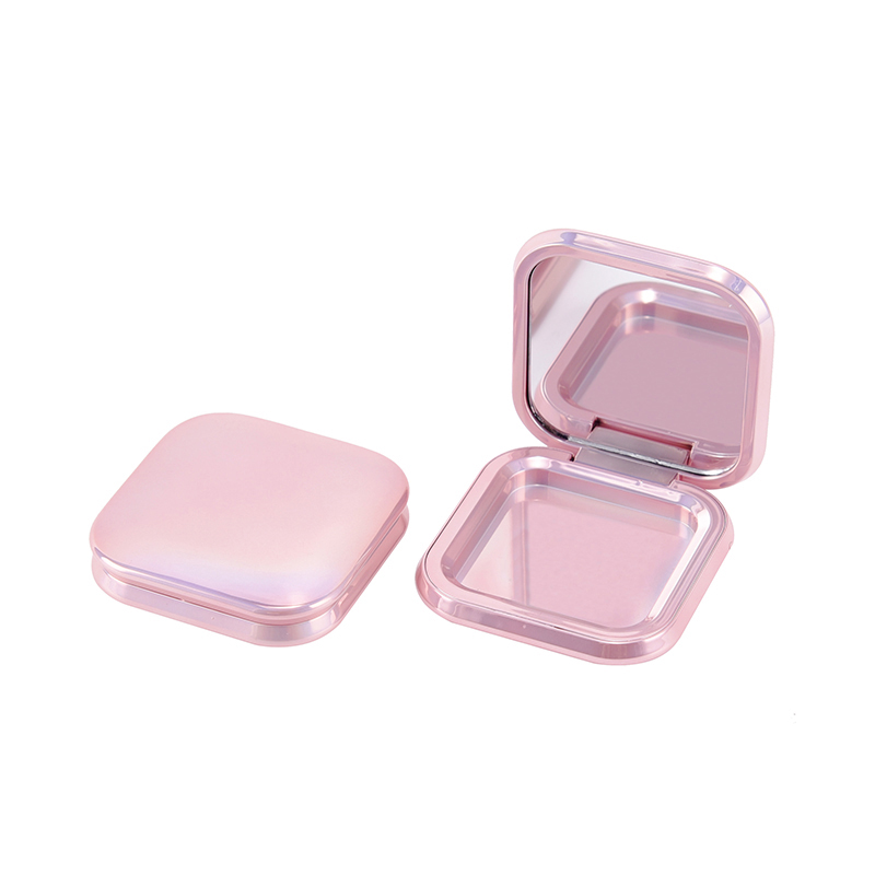 square blush highlight compact empty fantastic pink magnetic switch