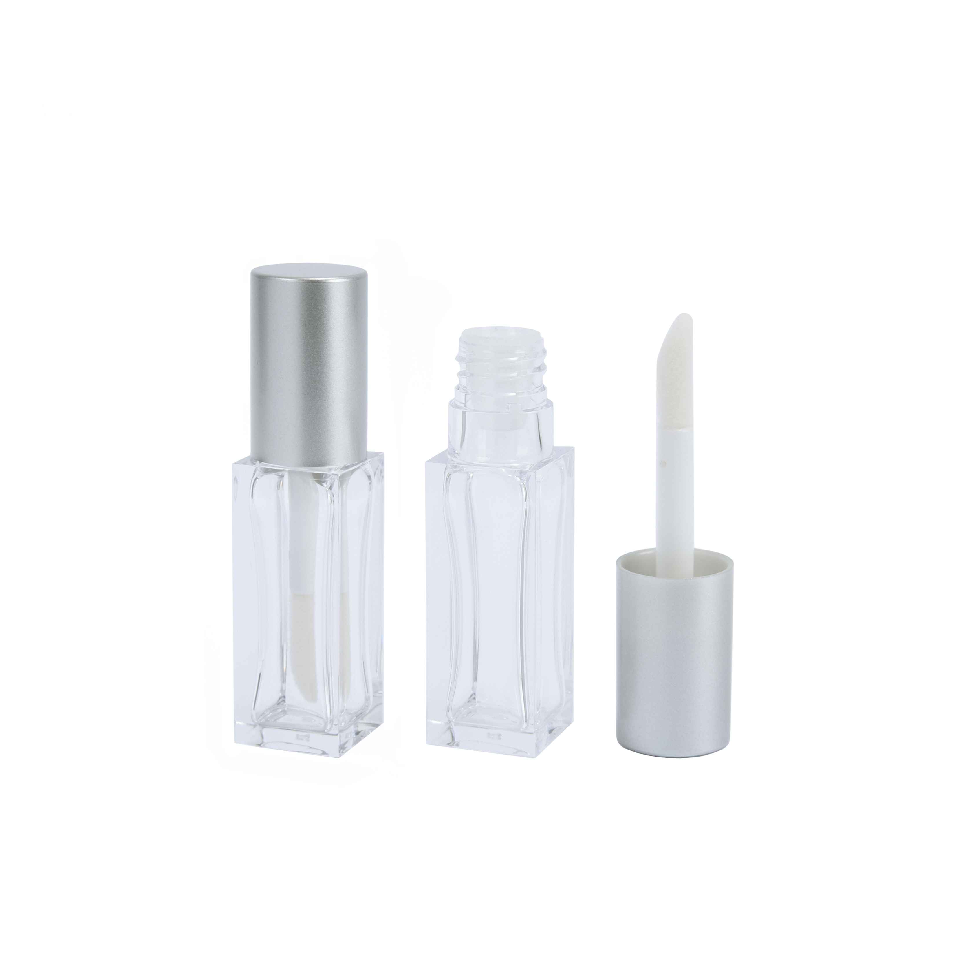 tall liquid concealer tube packaging 6ml square lipgloss bottle