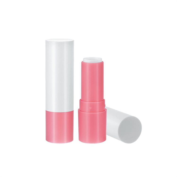 big round plastic 5g lip balm tube